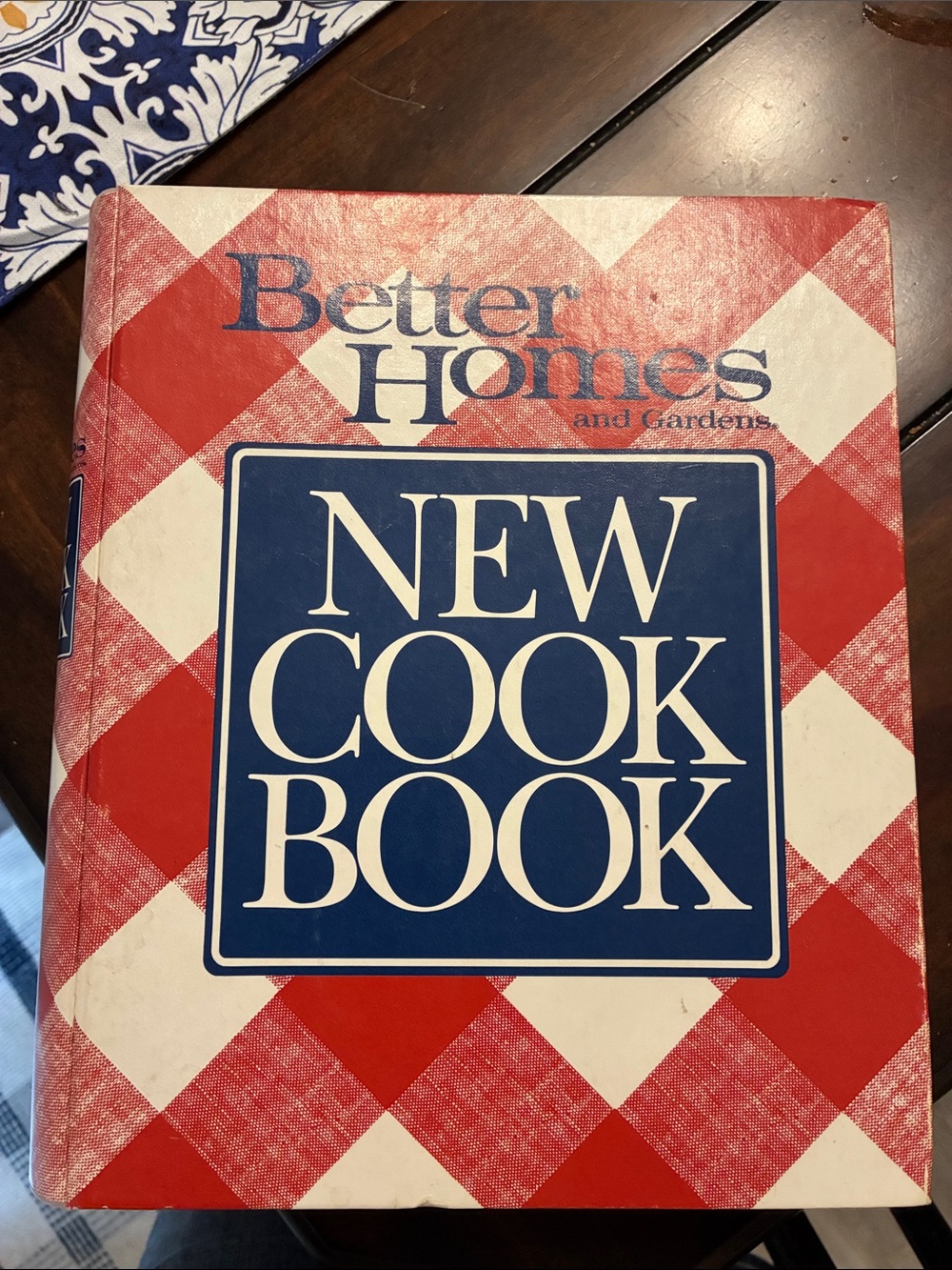 Better Homes And Gardens Red and White Check New Cook Book
